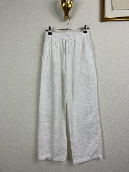 Aritzia Pants - Aritzia Little Moon AirPlush Cotton Sail Pant Gauze Wide Leg Drawstring Pants